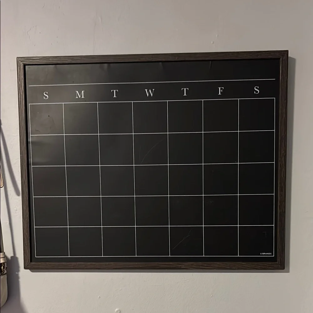 Black Weekly Planner Chalkboard